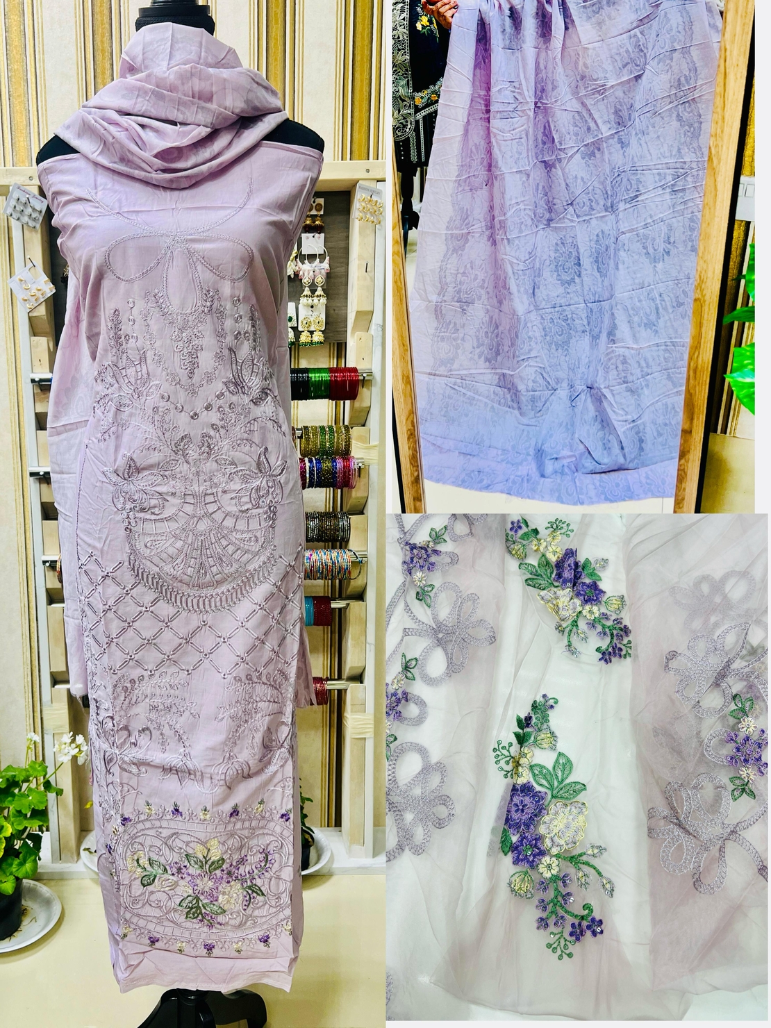 3 PCS unstitched SUITS
