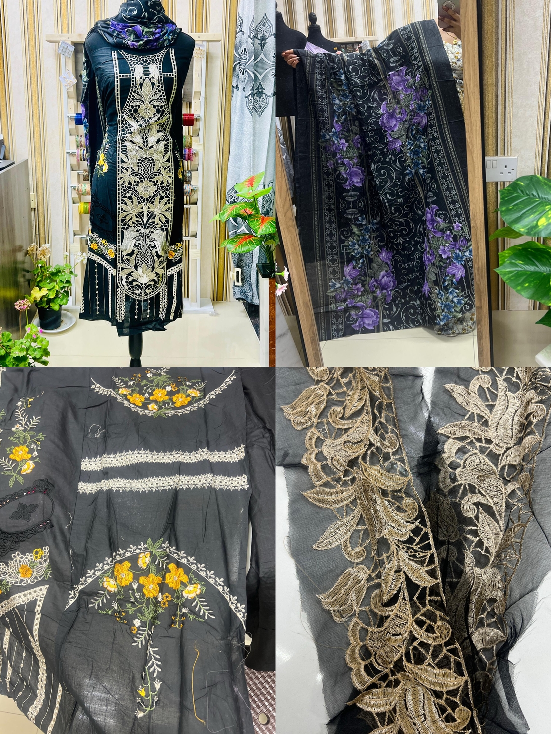 3 PCS unstitched SUITS