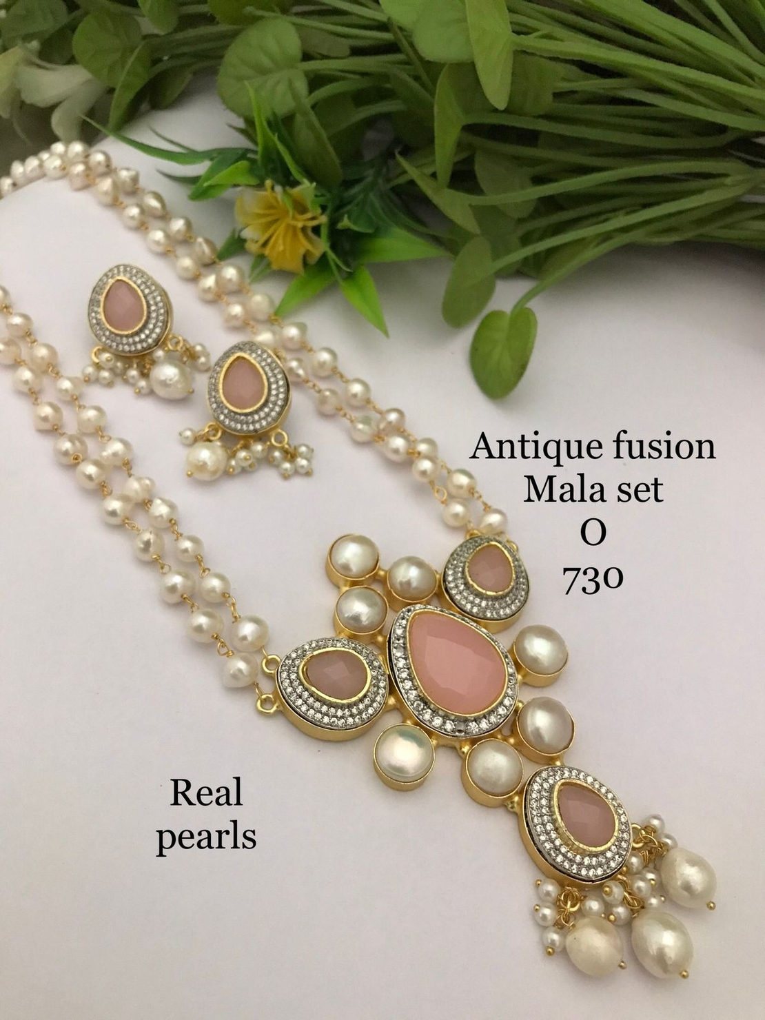 Antique Fusion Mala Set