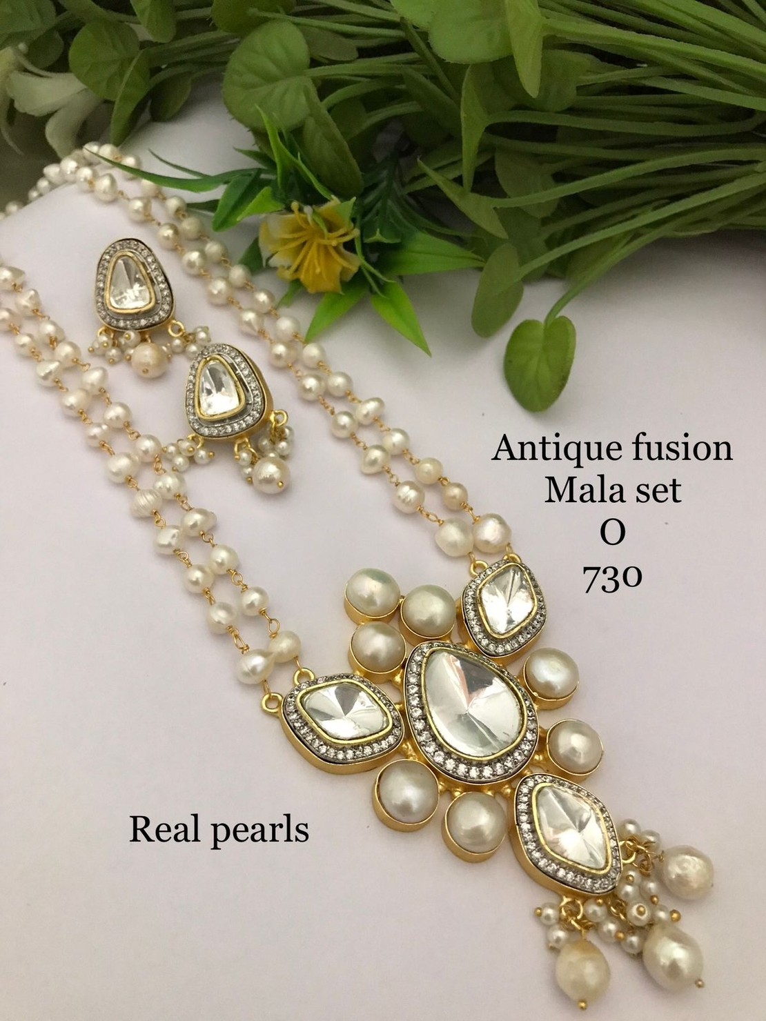 Antique Fusion Mala Set