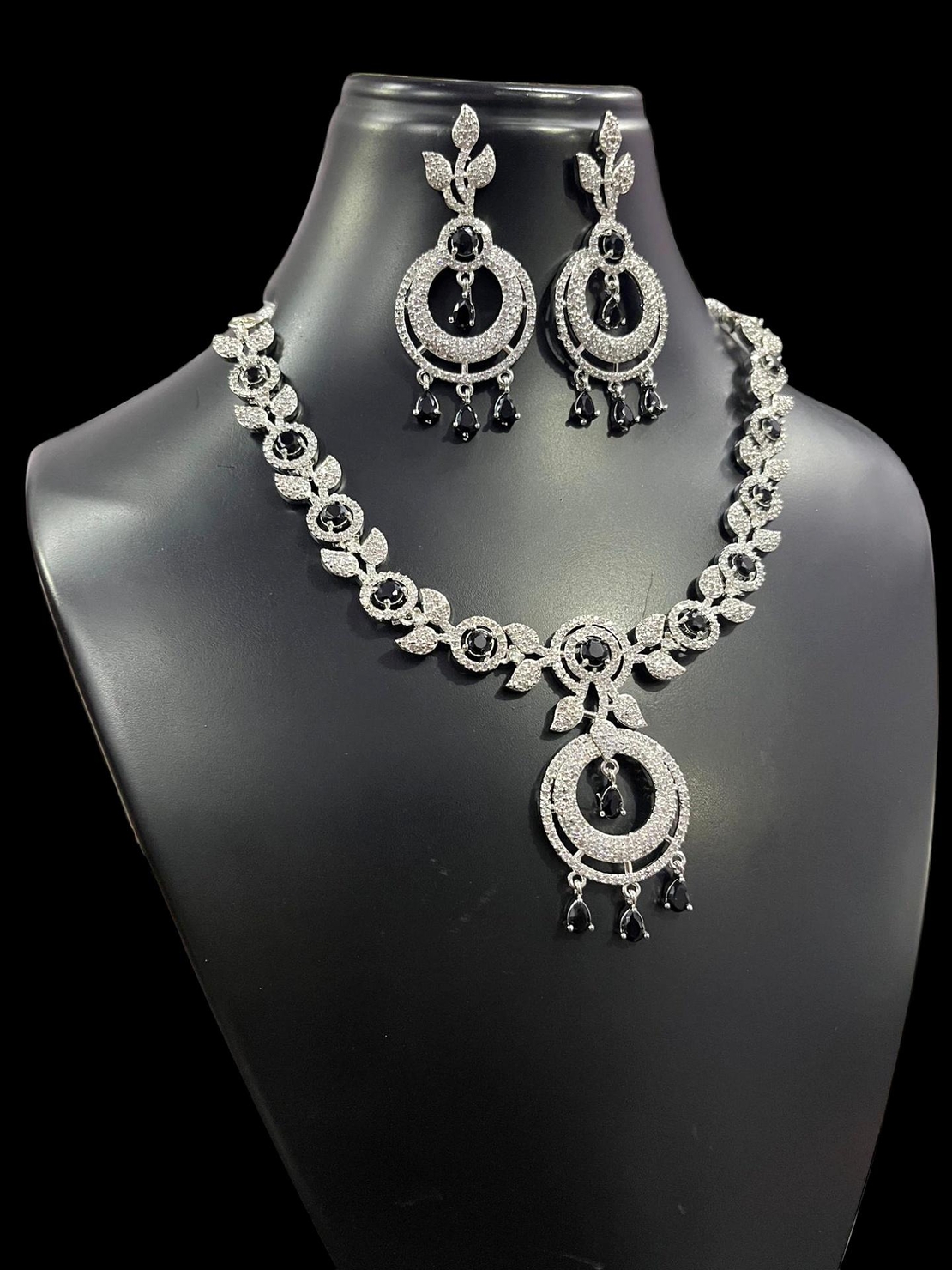 American Diamond Necklace Set