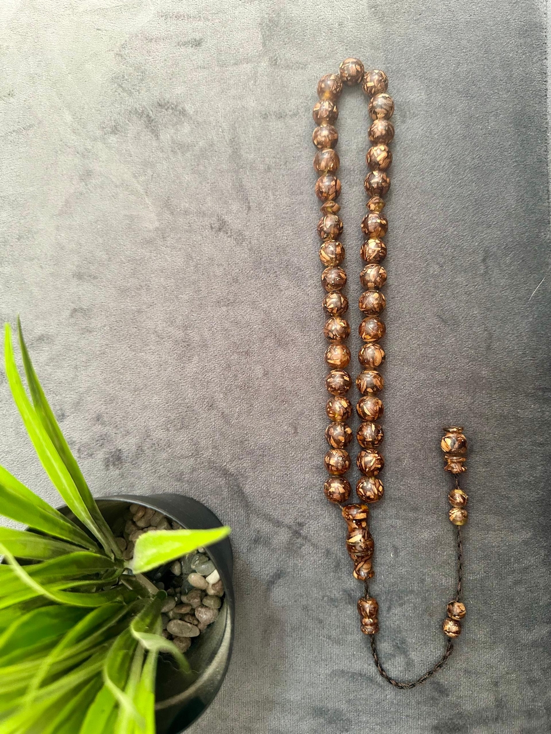 Sandalwood & Musk Tasbih - 33 Beads, 12mm