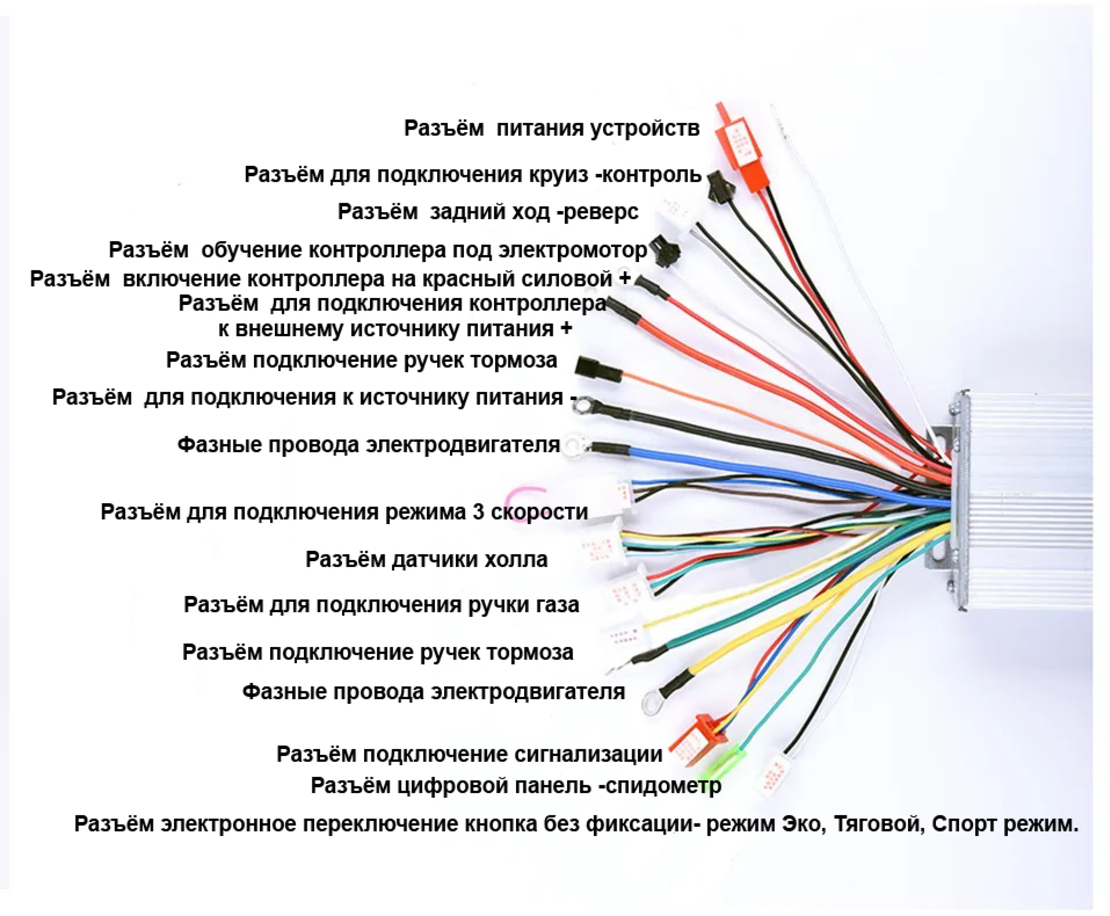 Электрическая схема электроскутера