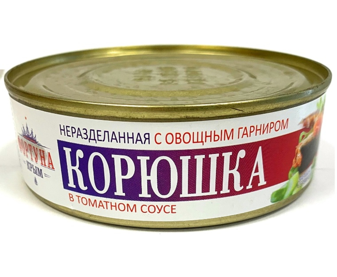 Корюшка с овощами в томатном соусе 230 г