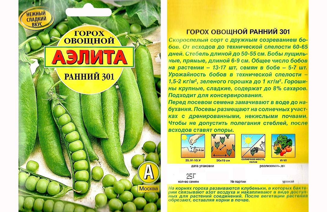Горох описание. Горох овощной ранний 301. Семена. Горох "ранний 301". Семена горох зима 25 г.