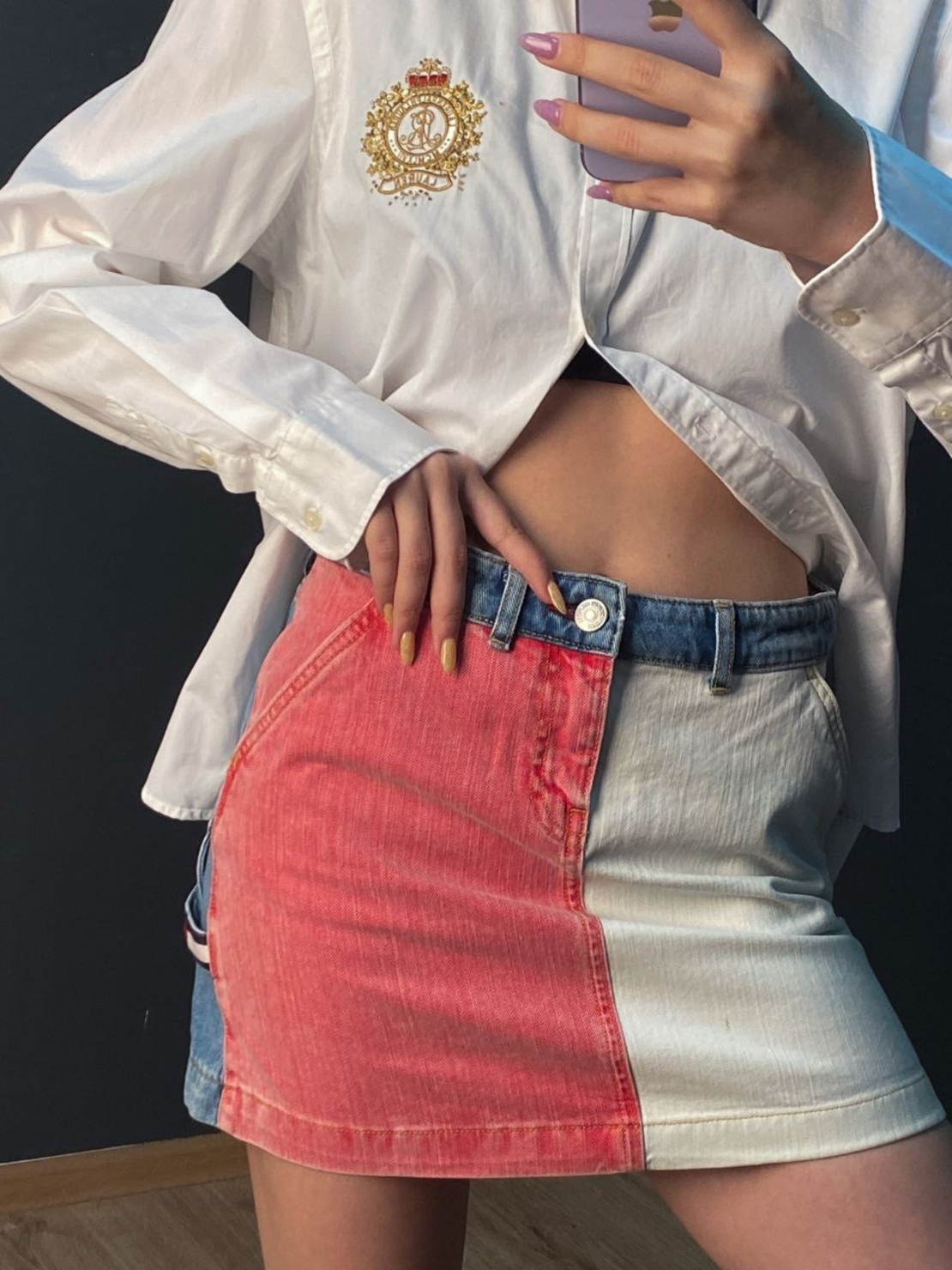 Tommy hilfiger skirt top outfit