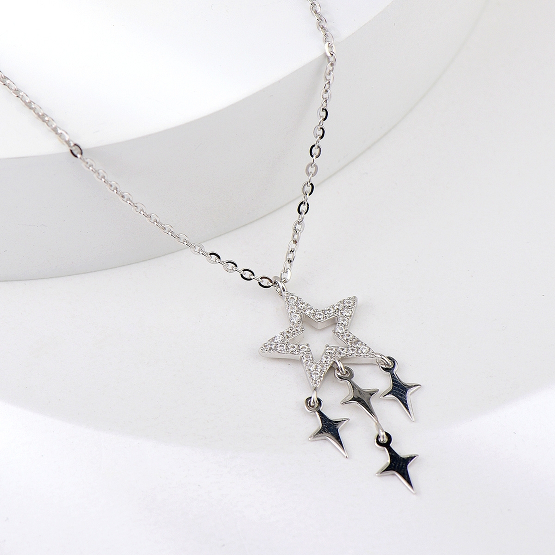 Сребърно колие Звезда | колекция Delicate Silver