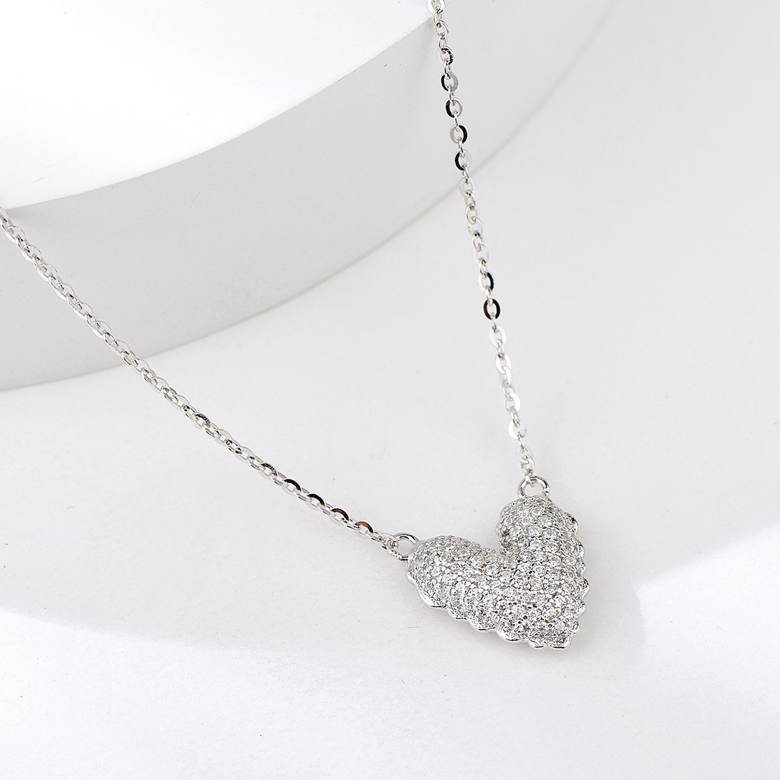 Сребърно колие Сърце | колекция Delicate Silver