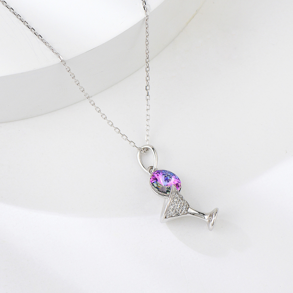 Сребърно колие Коктейл | колекция Delicate Silver