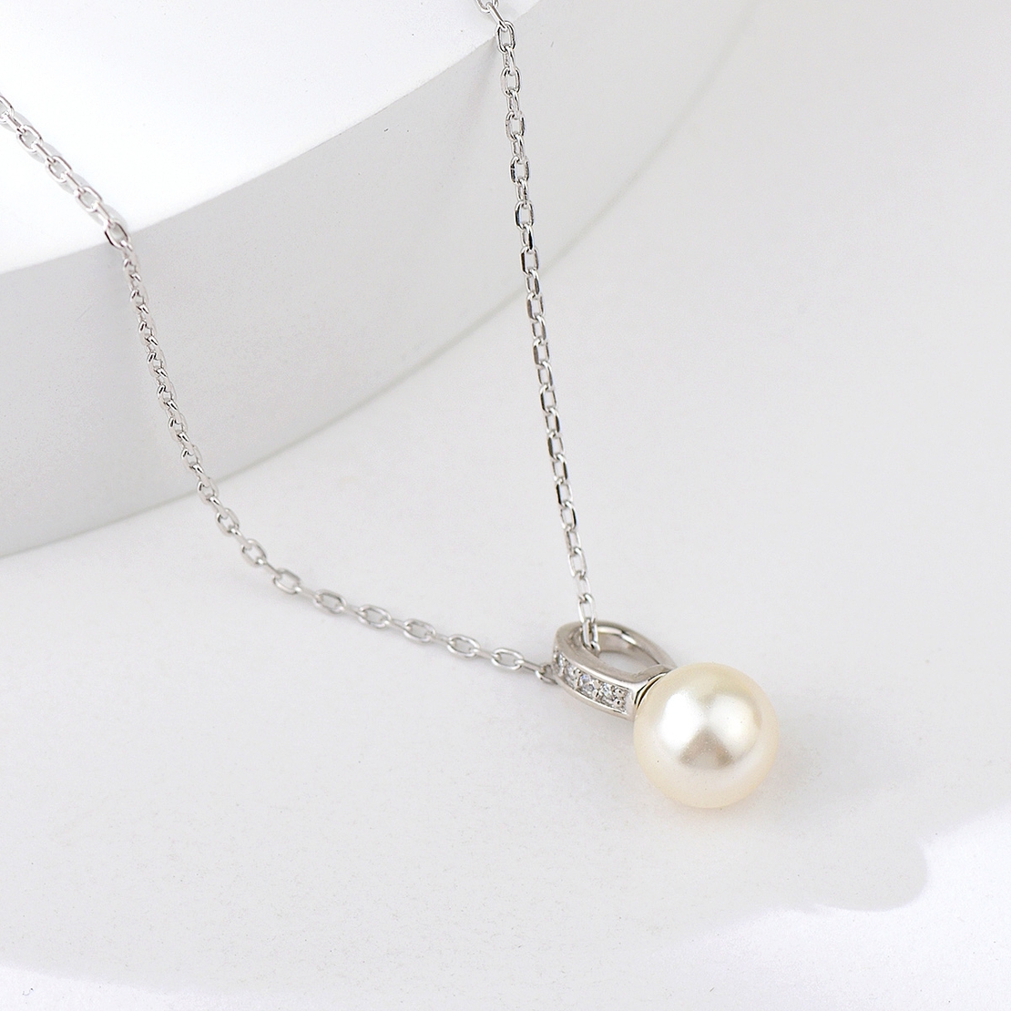 Сребърно колие Перлен Детайл | колекция Delicate Silver