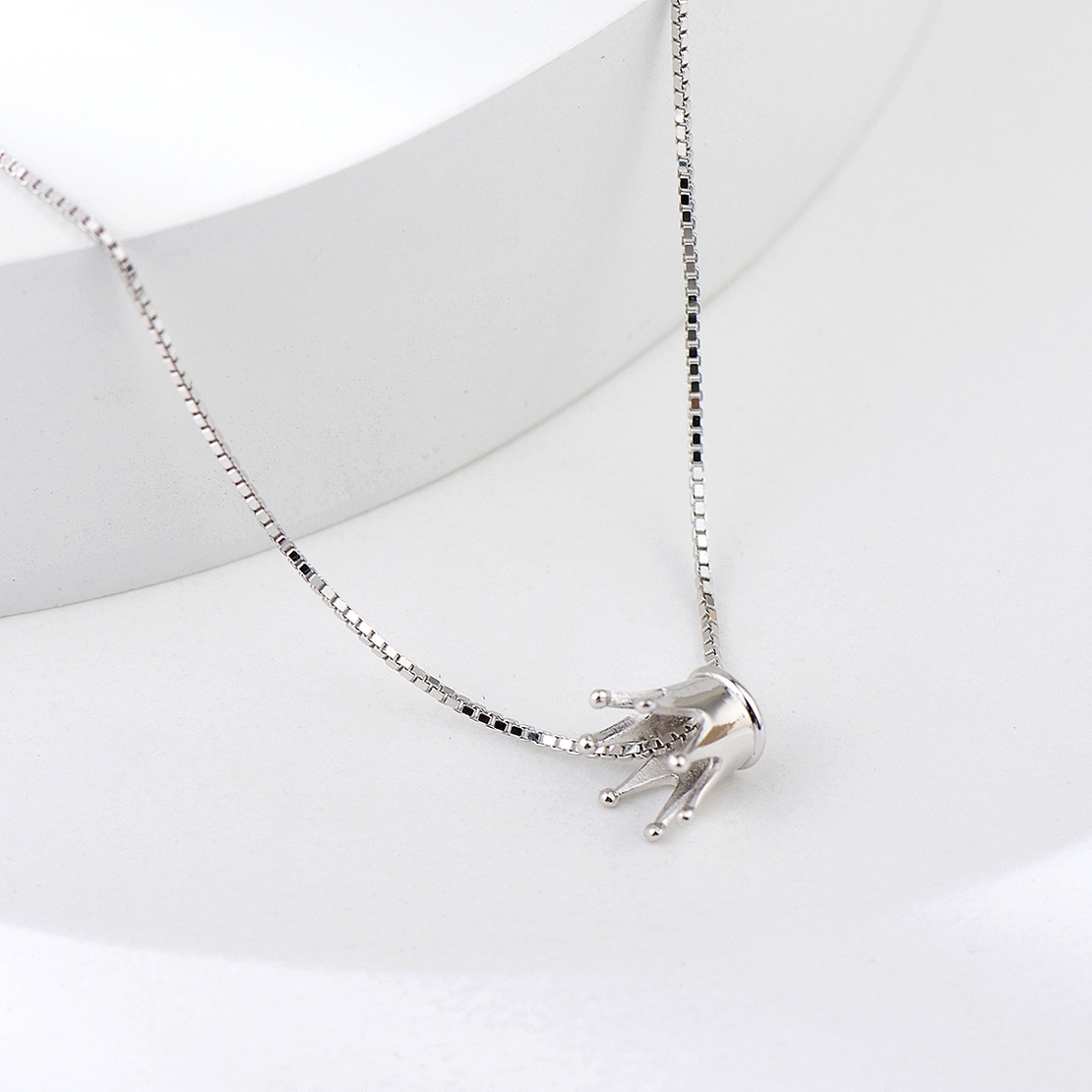 Сребърно колие Коронка | колекция Delicate Silver