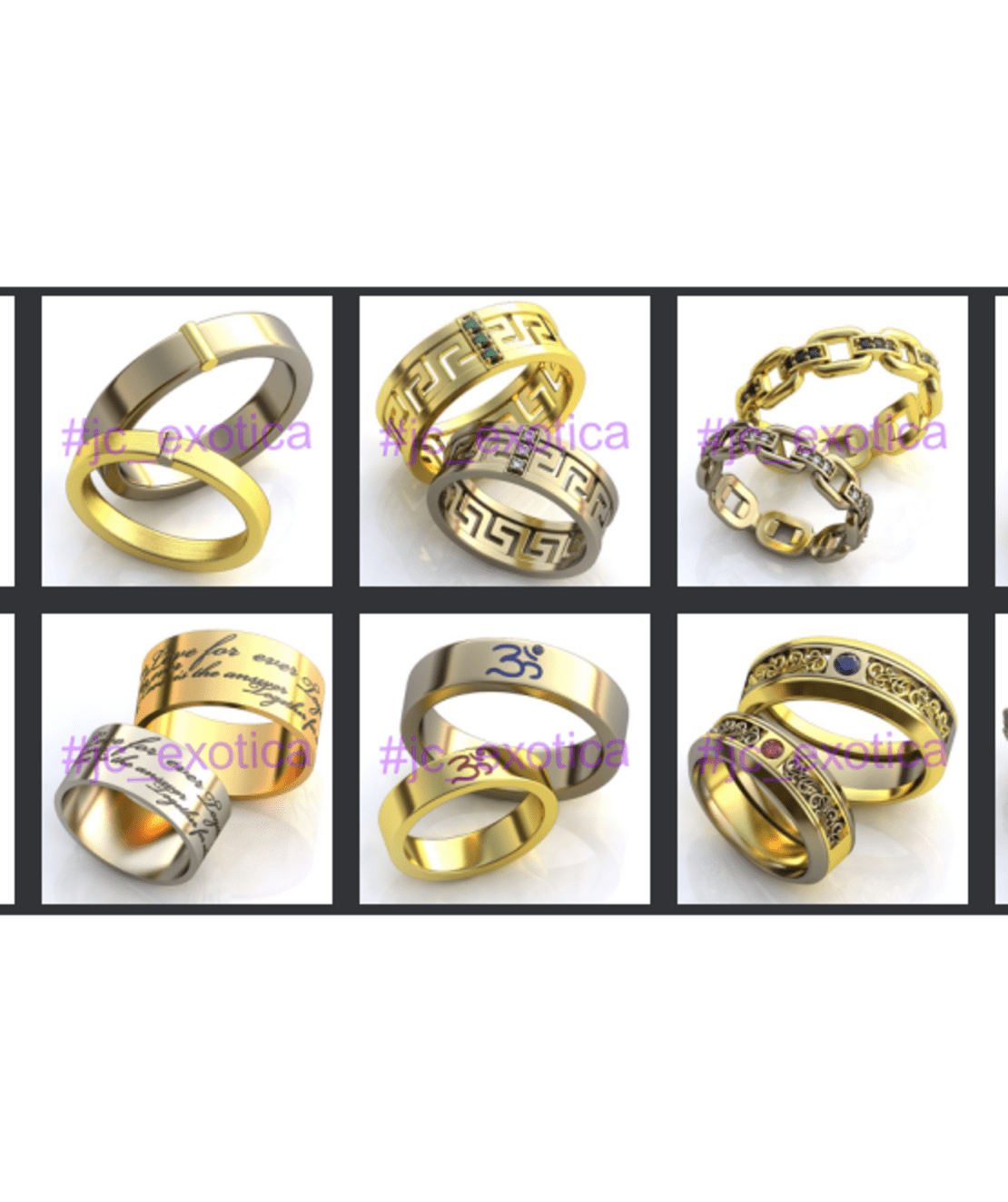 Обручальные кольца на заказ из золота и серебра с экспресс-доставкой по РФот ювелирной дизайн-студии ЮК Экзотика +79226429939