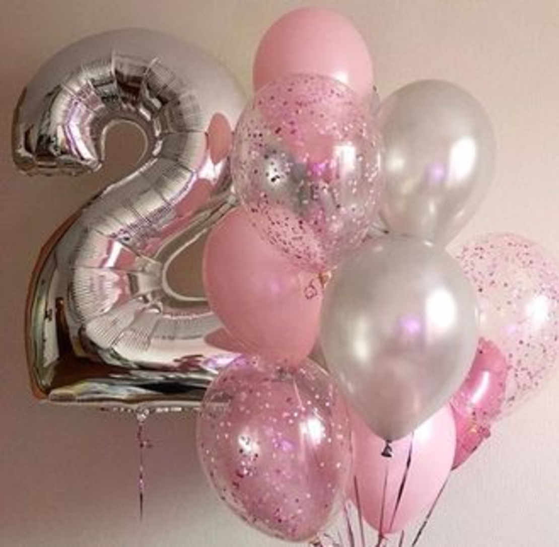 Шарик 2 на день рождения. Гелевые шары. Шары с днем рождения. Шары на день рождения девочке. Розовые шары.