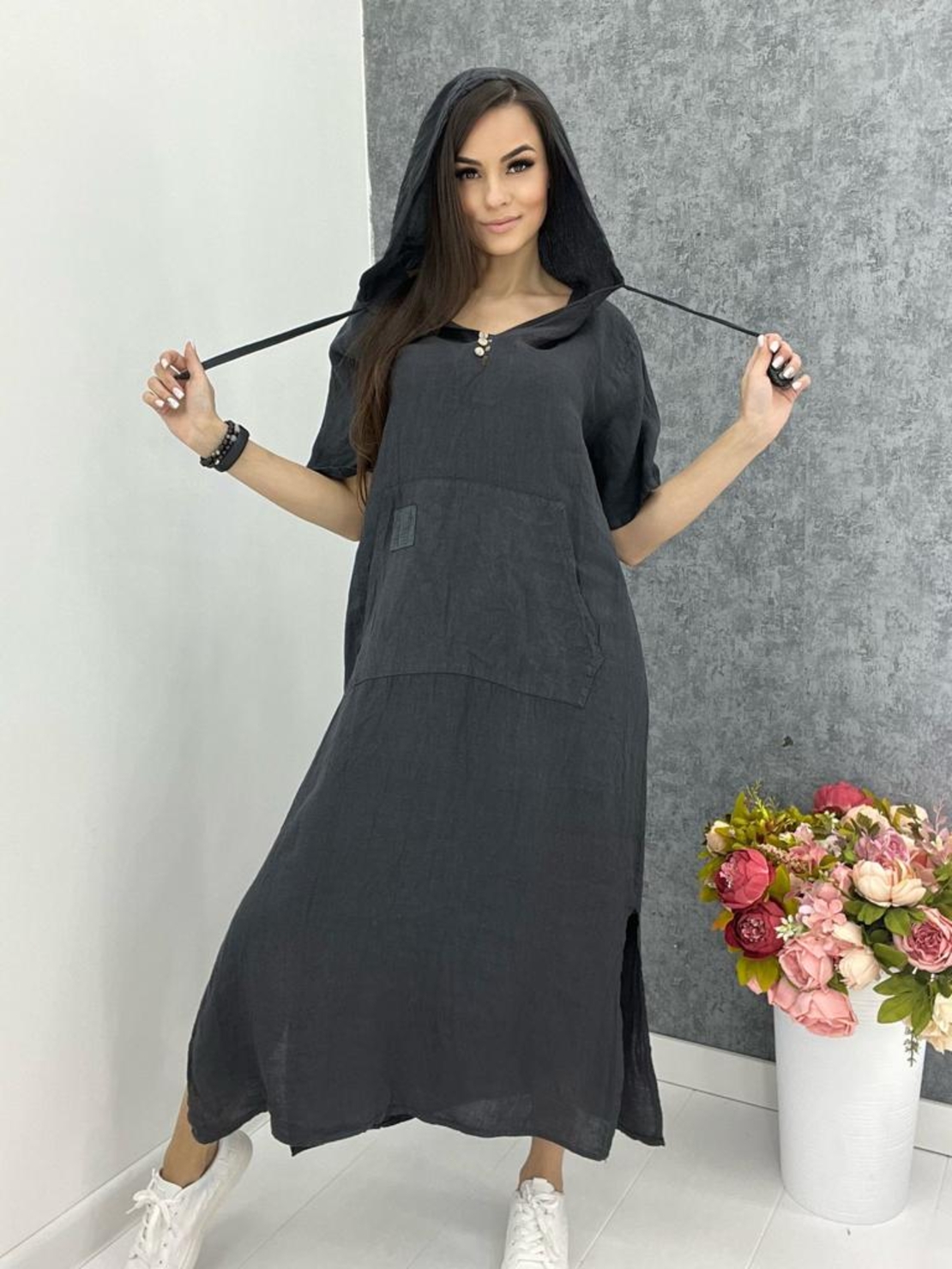 Платье С Капюшоном