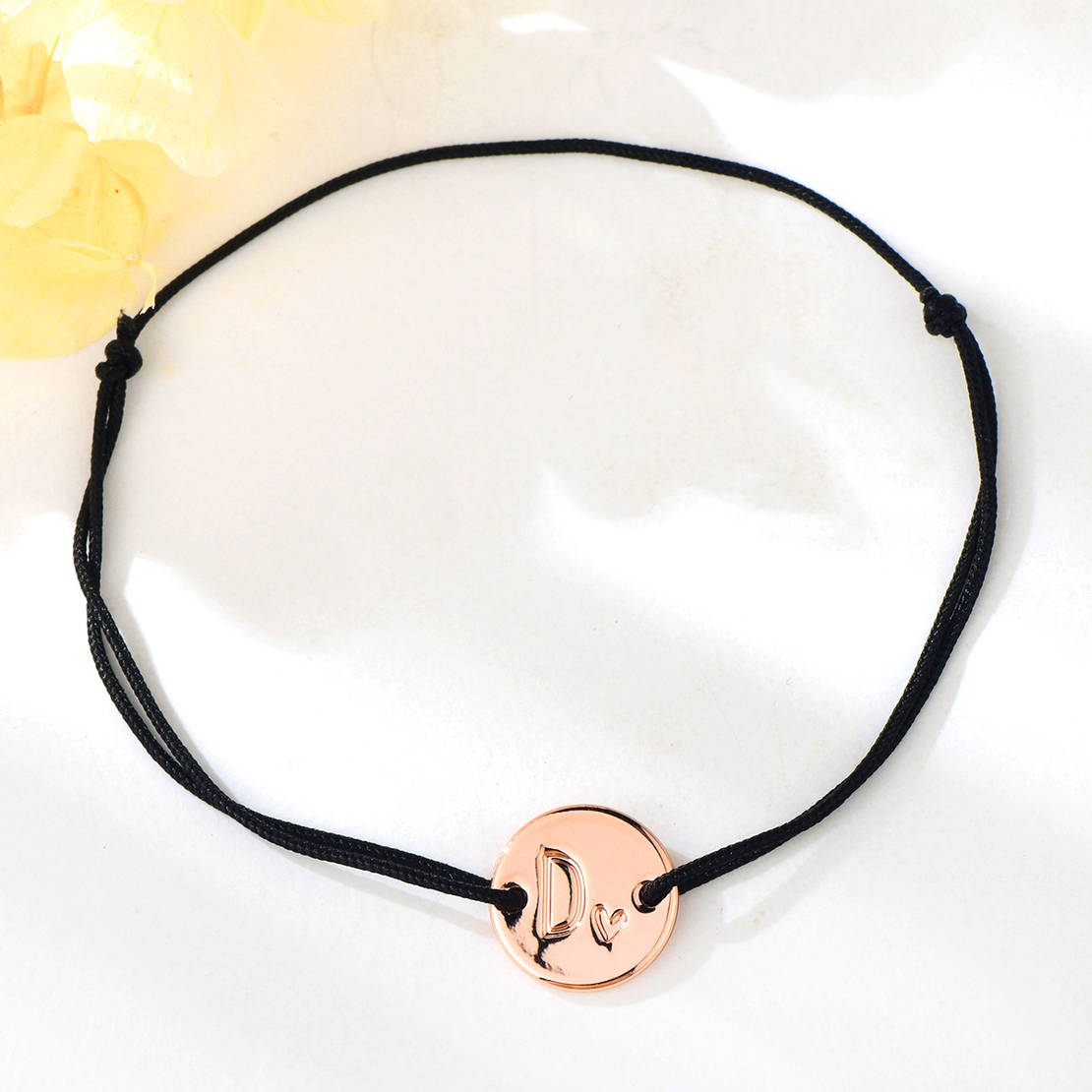 Black shop simple bracelet