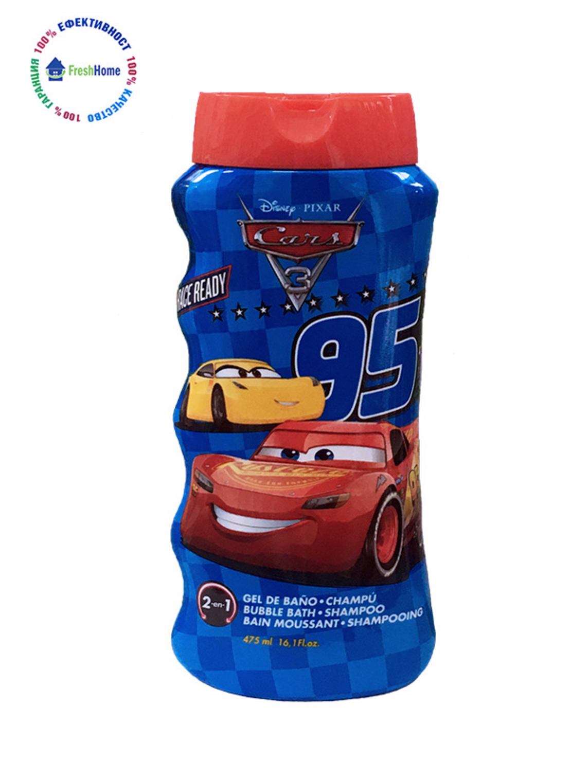 Детски шампоан и душ гел Disney CARS 3, 475 ml.