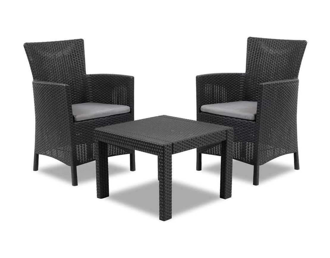 Градински комплект Rosario - маса с два стола с възглавници   150593