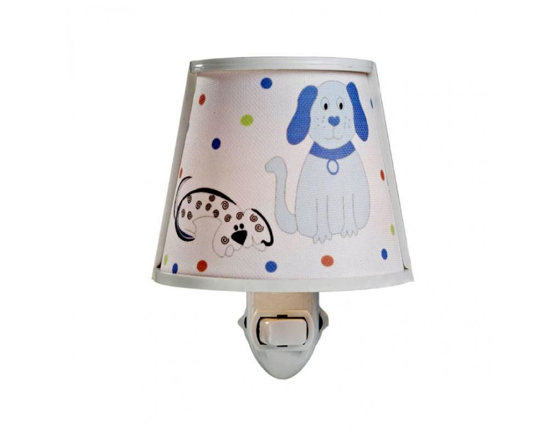 Нощна лампа за контакт Dog - E14, 10 x 12.5 x 16 cm -  160RL0010003