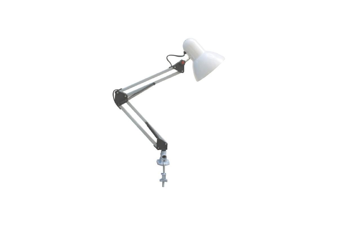 Настолна лампа HL074 - бяла, 60 W, E27 - 742