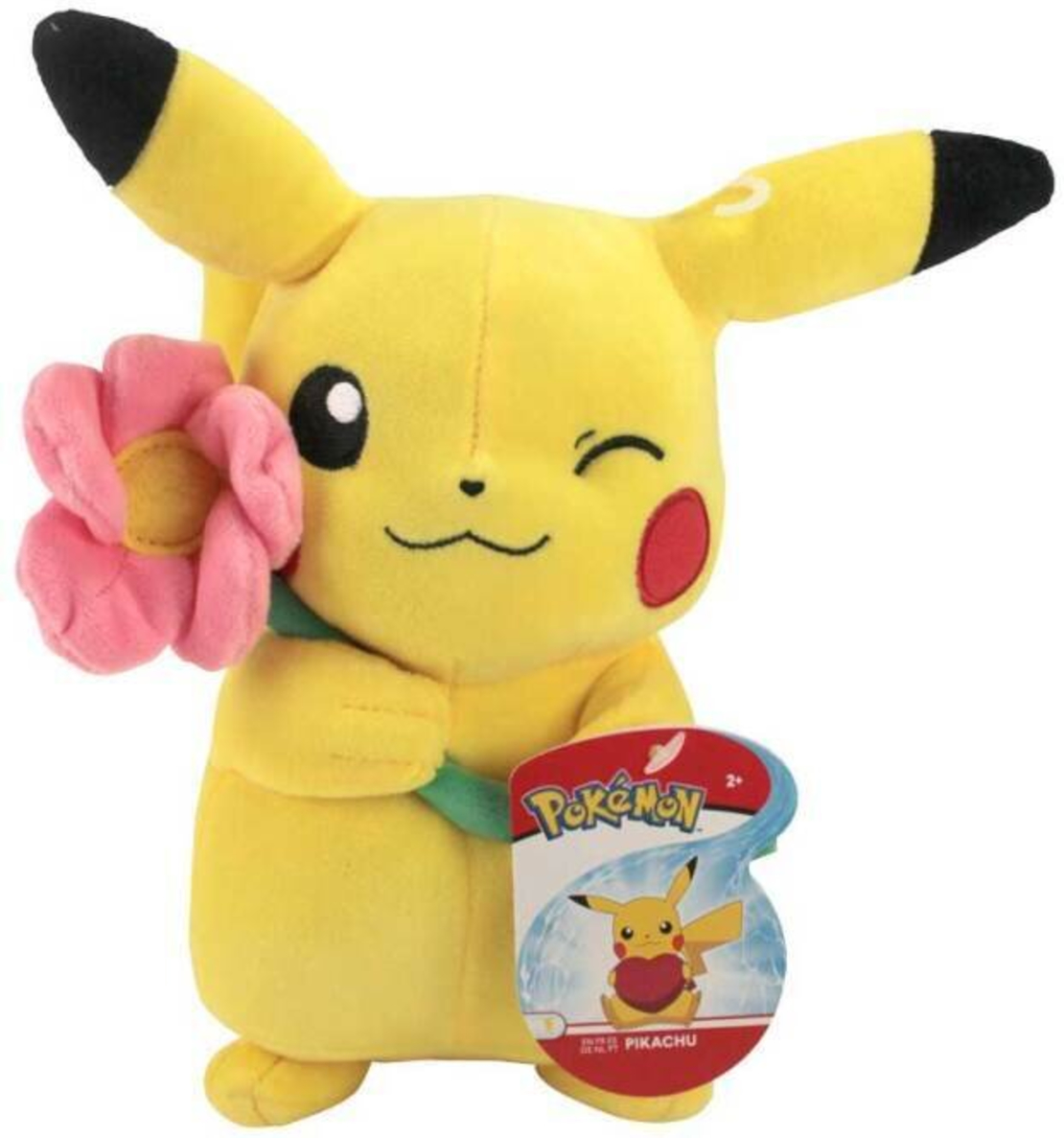 Pokemon Плюшена Играчка - Pikachu Flower 20 см.