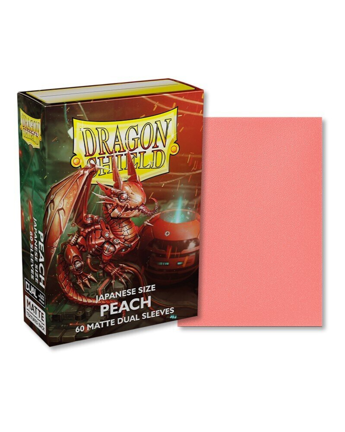 Dragon Shield матови малки протектори за карти (Peach)