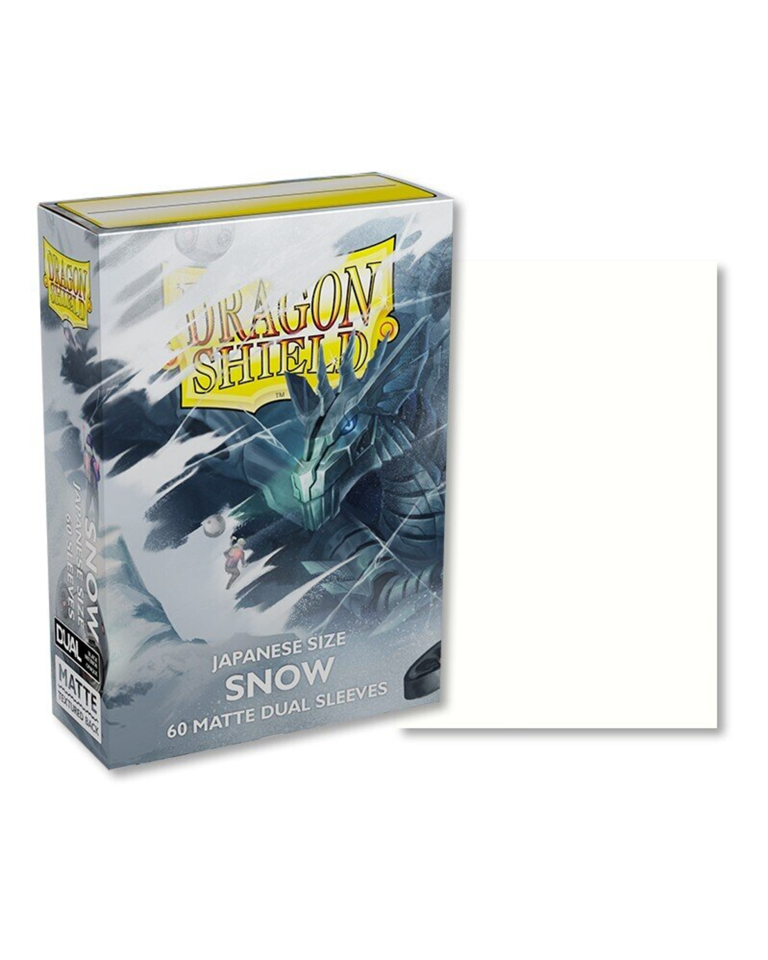 Dragon Shield матови малки протектори за карти ( snow )