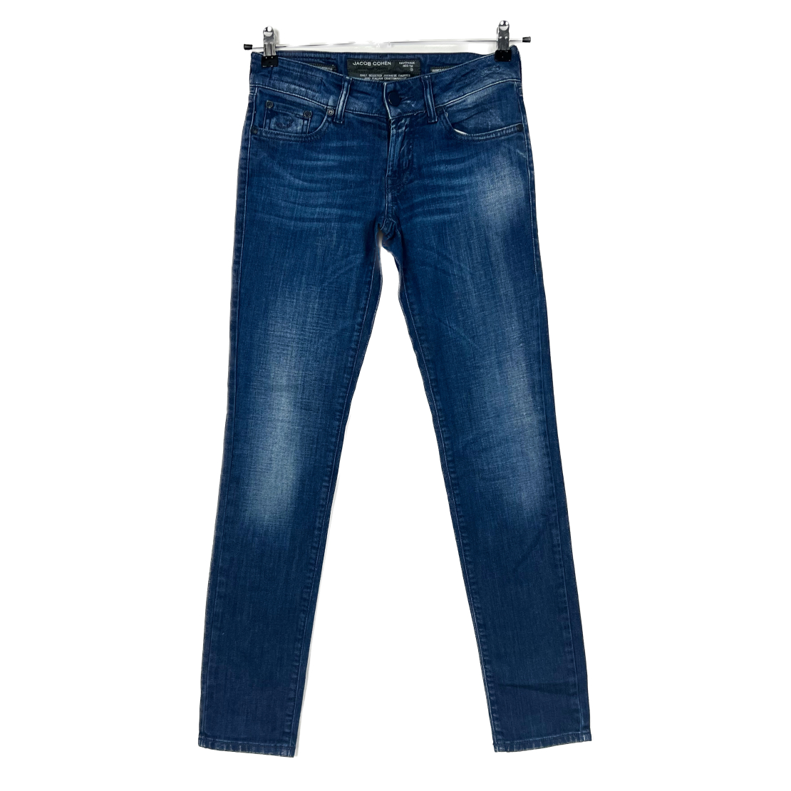 Дамски ръчно изработени дънки Jacob Cohen J713 Silm Stretch Jeans