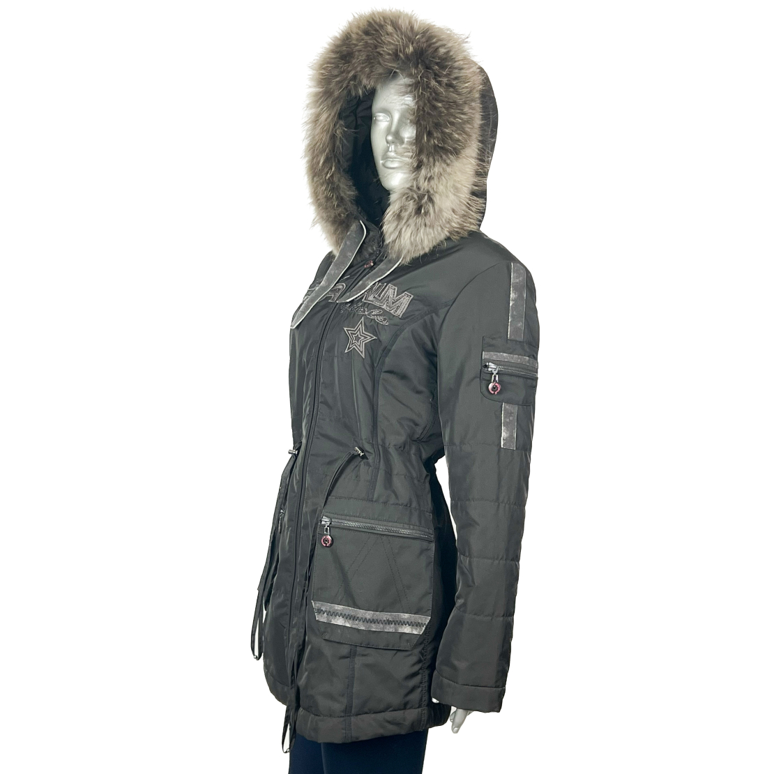 Дамско яке с естествена козина от койот Sportalm jacket with real fur