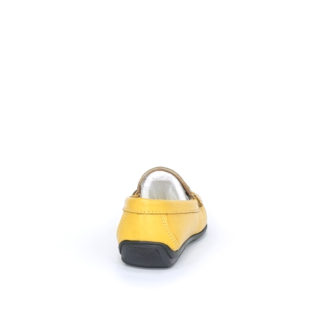 Мen's loafers made of natural leather in the color yellow/7456