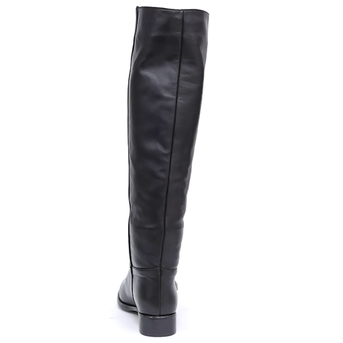 Women's casual boots made of natural leather in black/7400178