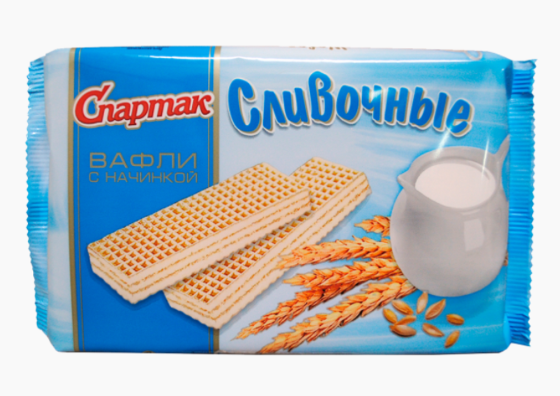 Купили 3 пачки вафель по 100