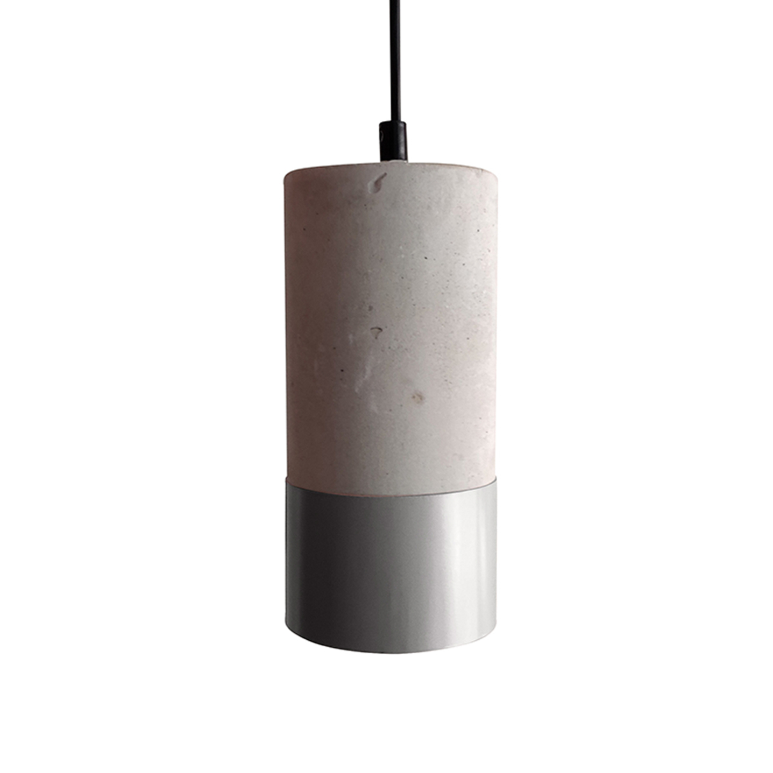 STRIP LAMP PENDANT CONCRETE METAL D9,5xH20cm IN