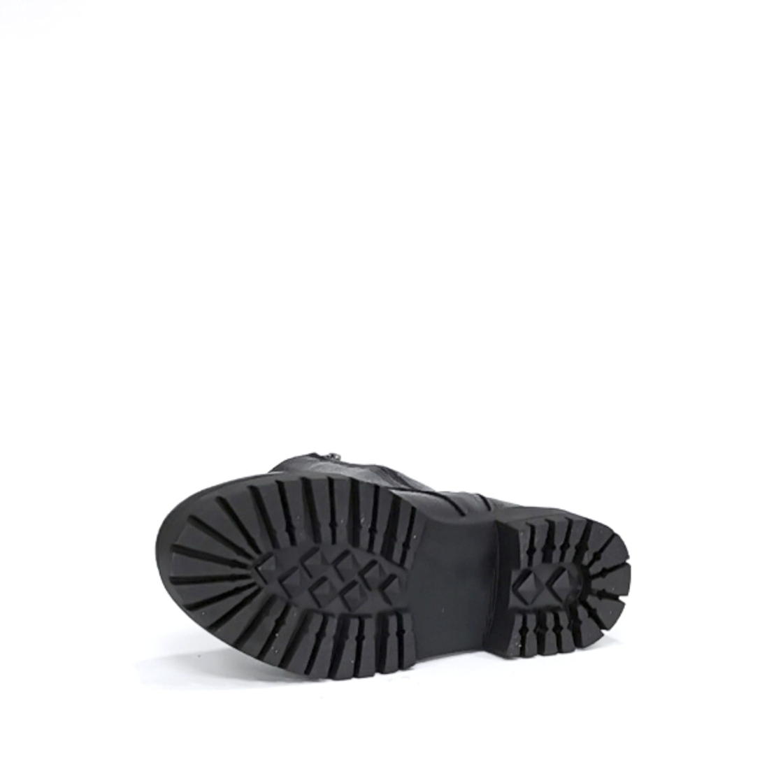 Женские повседневные ботинки из натуральной кожи черного цвета/74074