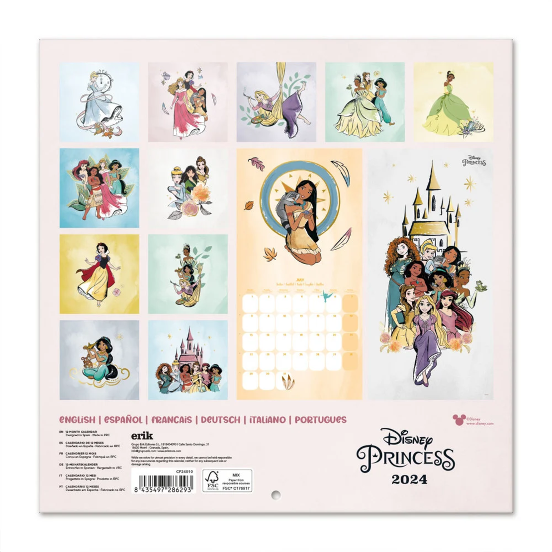 Disney Календар 2024 - Princess