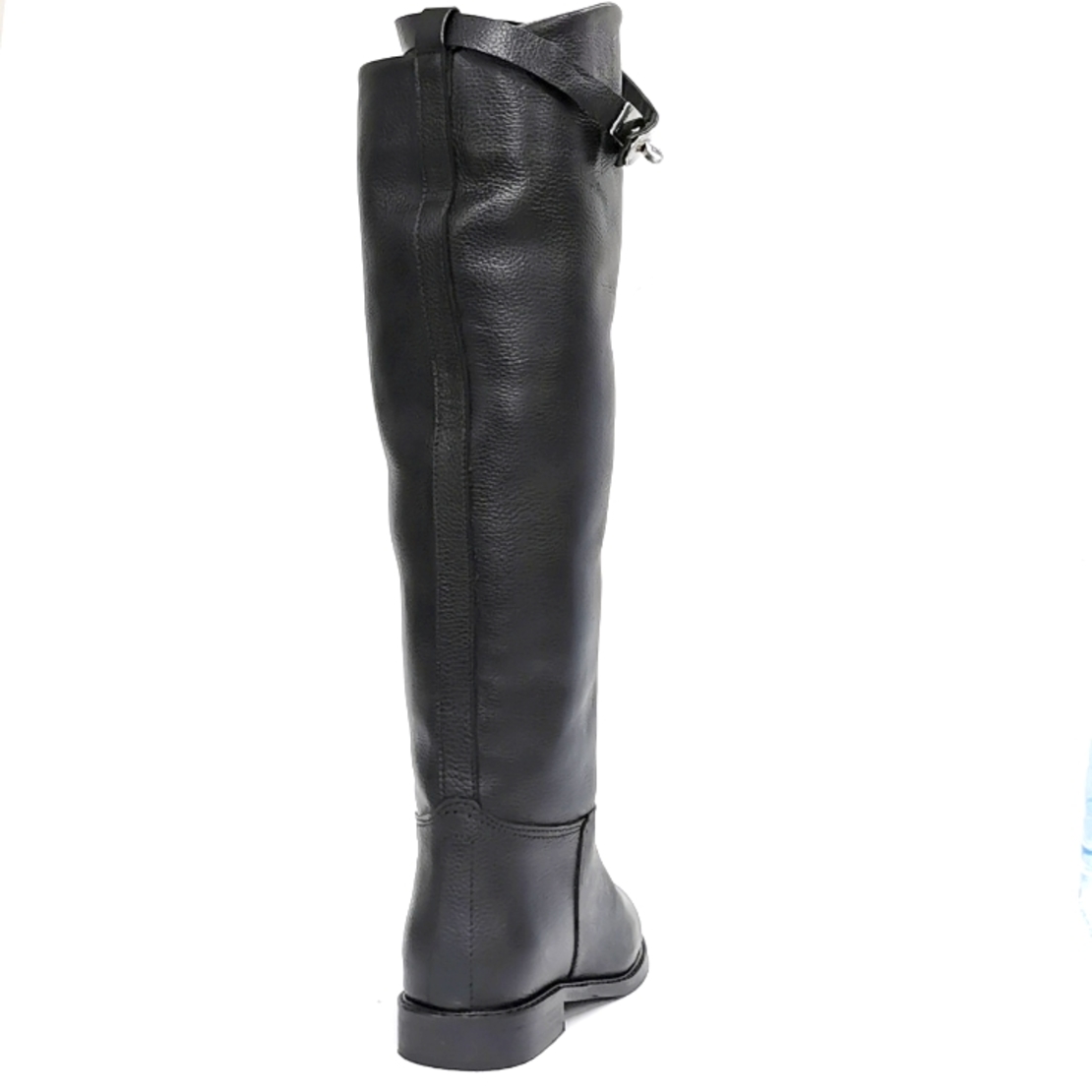 Women's casual boots made of natural leather in black/73419