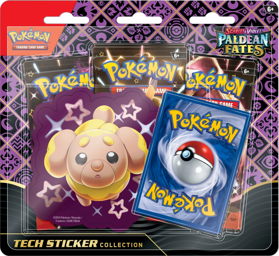 Pokemon TCG Paldean Fates Tech Sticker Collection