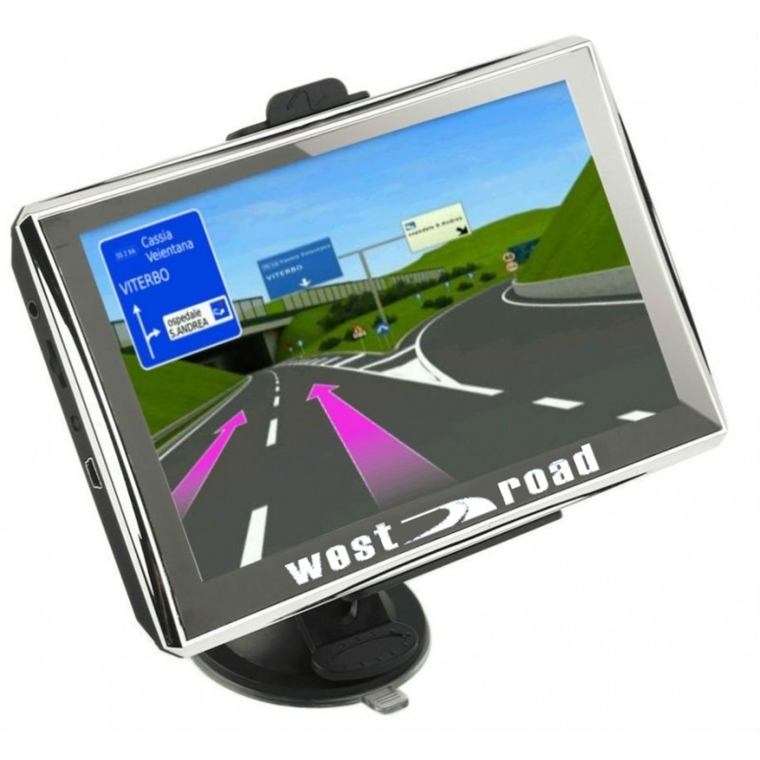 GPS Навигация West Road WR-S5256M, 5 инча, 256 MB RAM