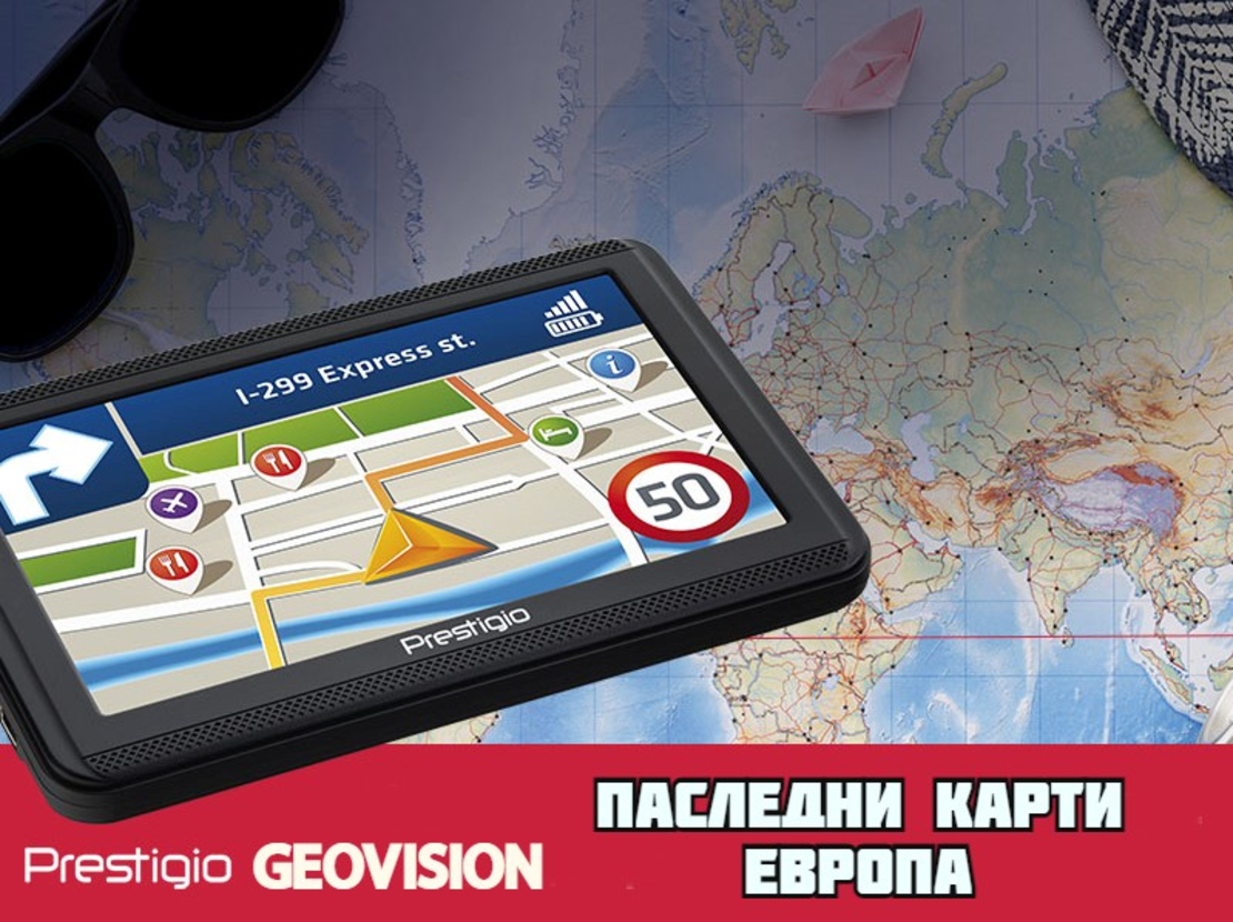 GPS НАВИГАЦИЯ PRESTIGIO GEOVISION 5060 EU