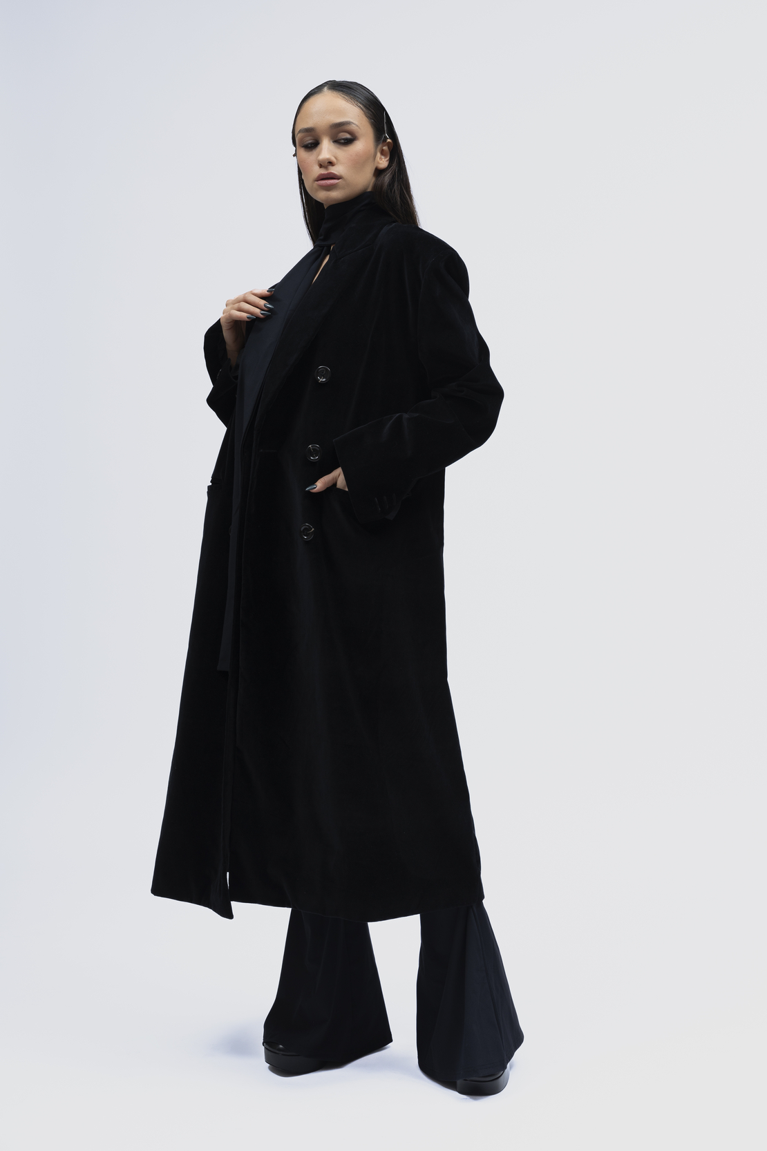 Velvet house coat best sale