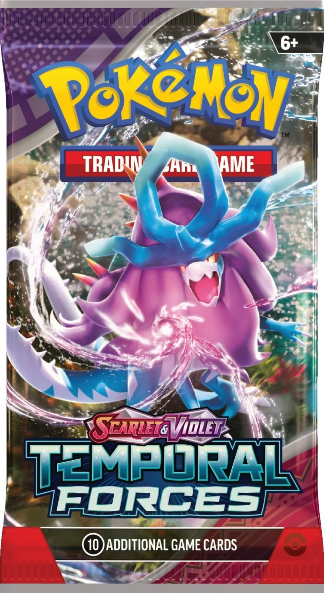 Pokemon TCG: Scarlet & Violet - Temporal Forces Бустер (10 карти)
