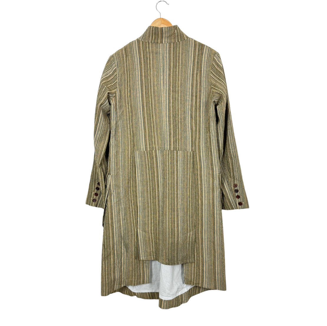 Дамско палто ALEKSANDR MANAMIS Long Striped Coat