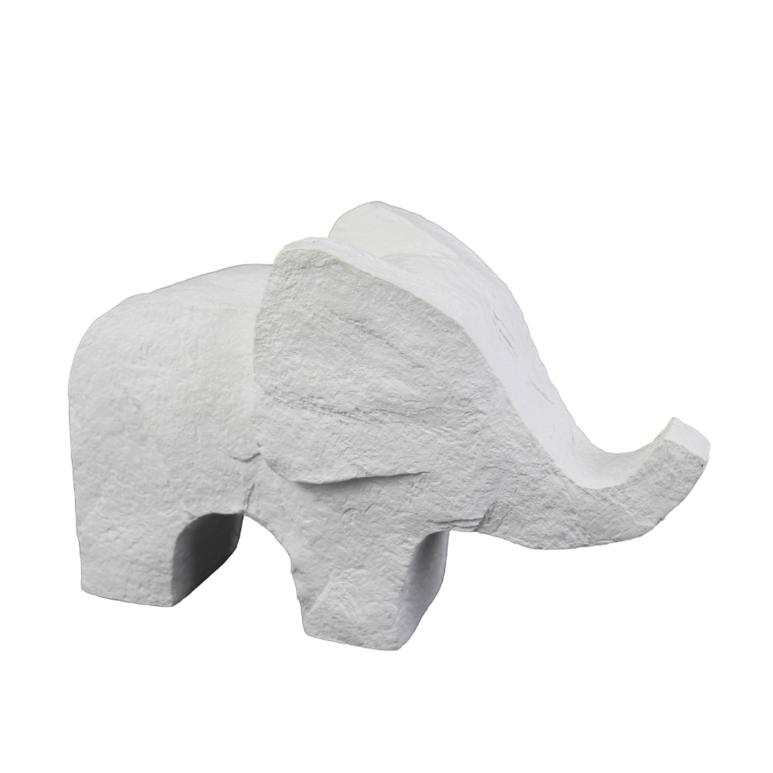 TOFI DECO ELEPHANT POLYRESIN WHITE 23,5x8,5xH15cm