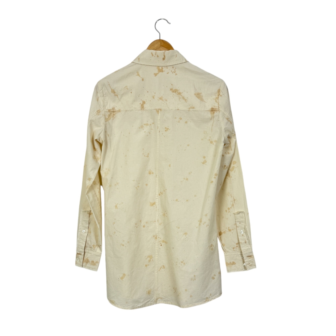 Дамска риза с петна от чай Aleksandr Manamis shirt with tea stains
