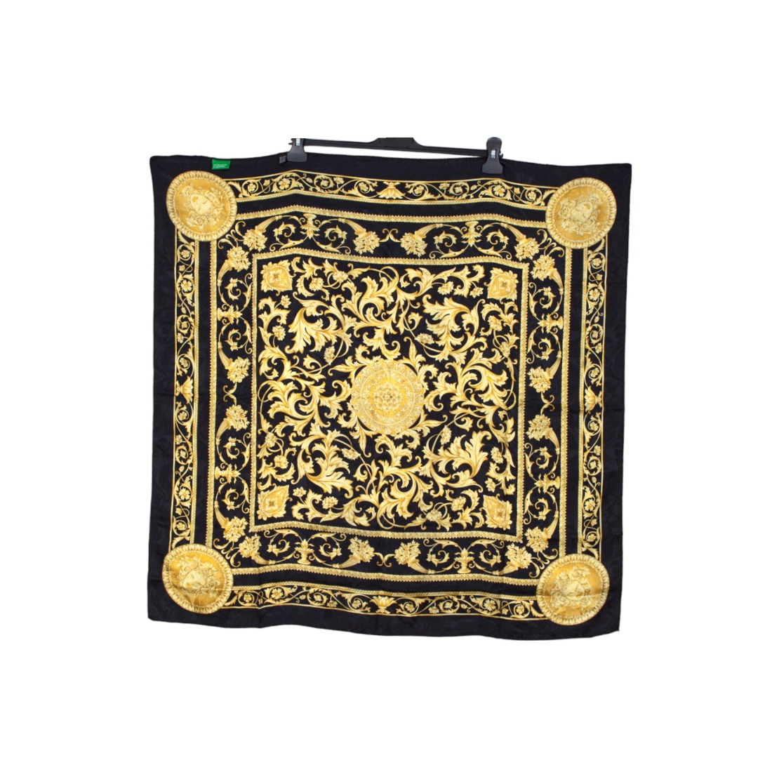 Дамски копринен шал United Colors Of Benetton Gold Silk Scarf