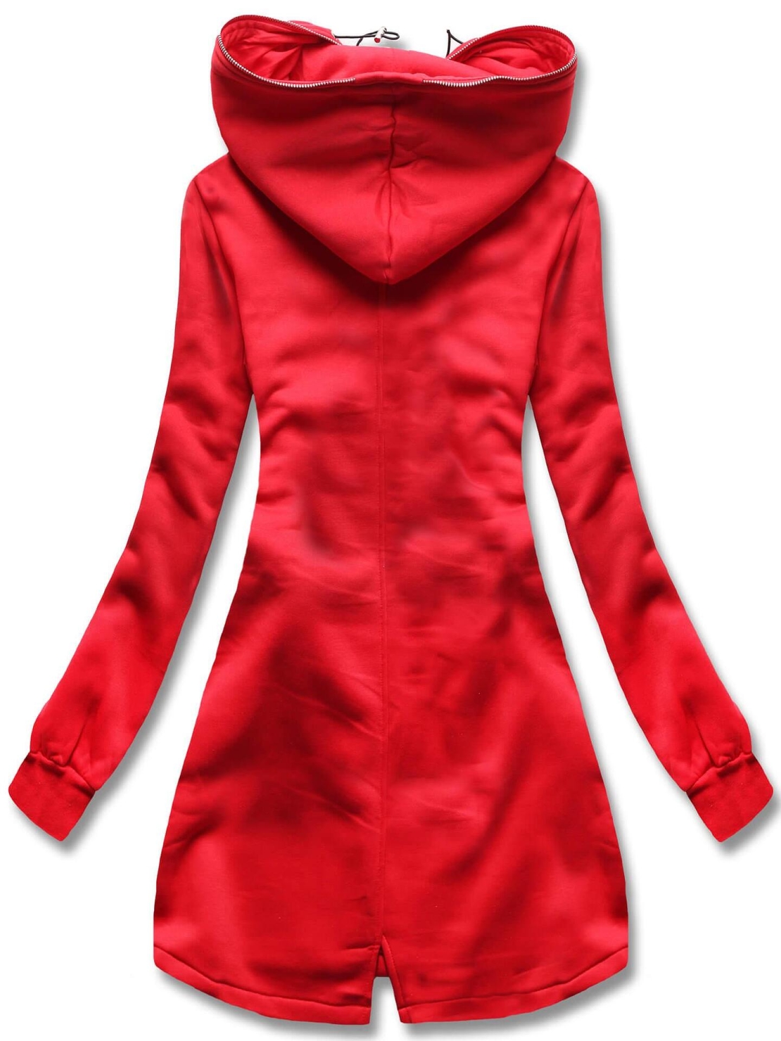 Дамски суичър в червен цвят
