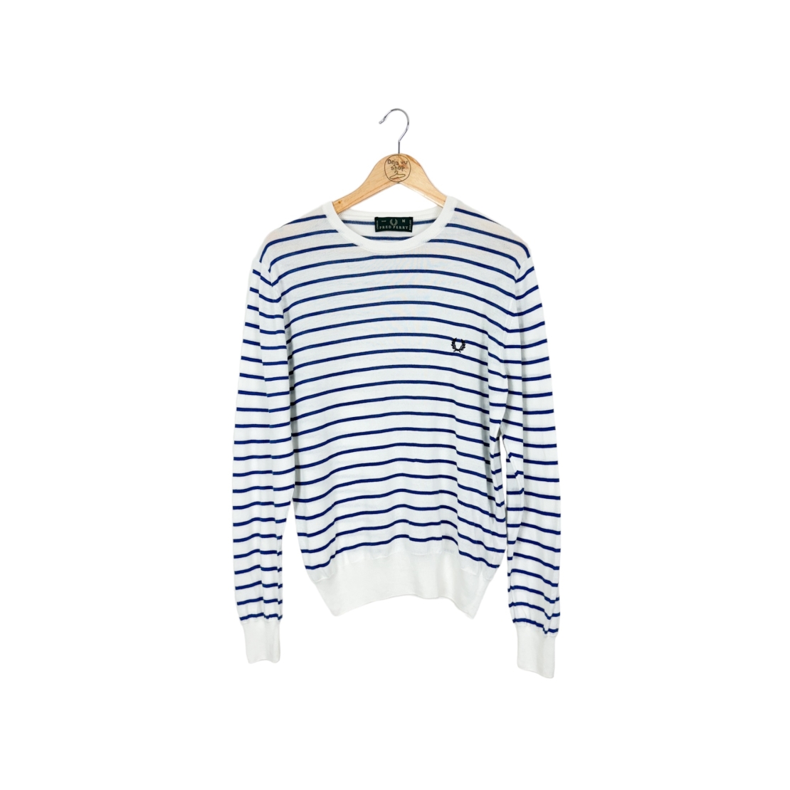 Мъжки пуловер Fred Perry Cotton Striped Sweater