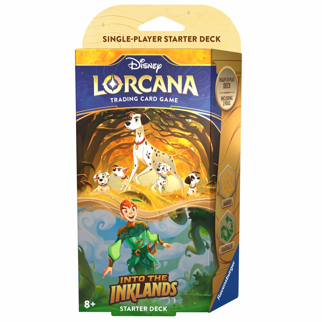 Disney Lorcana TCG: Стартово тесте за игра - Into the Inklands  - Pongo & Peter Pan