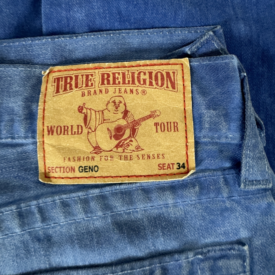 Мъжки дънки True Religion vintage Geno Denim Jeans