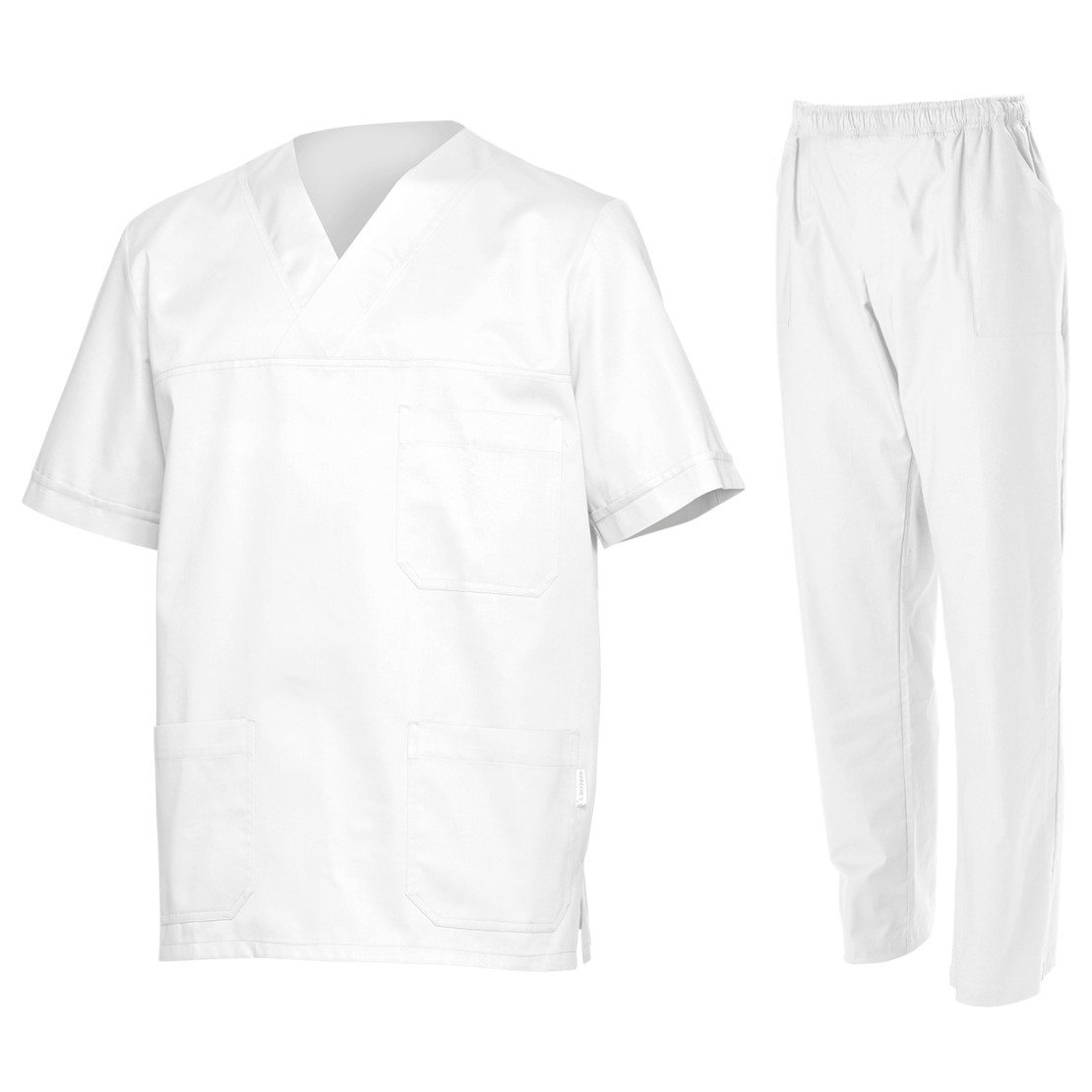 M3 WHITE Медицински туника с панталон