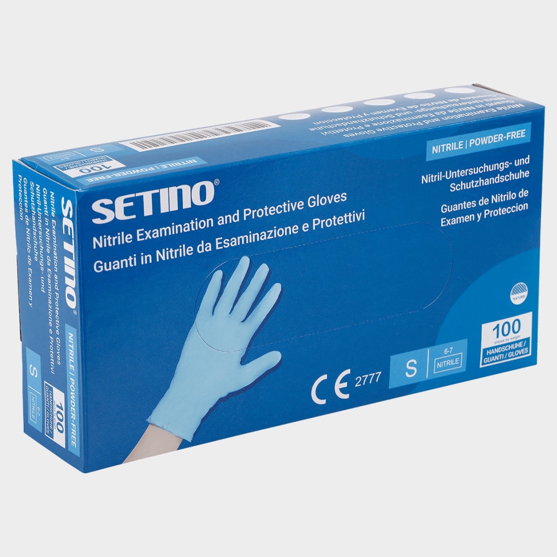 SETINO NITRILE BLUE Еднократни ръкавици от нитрил
